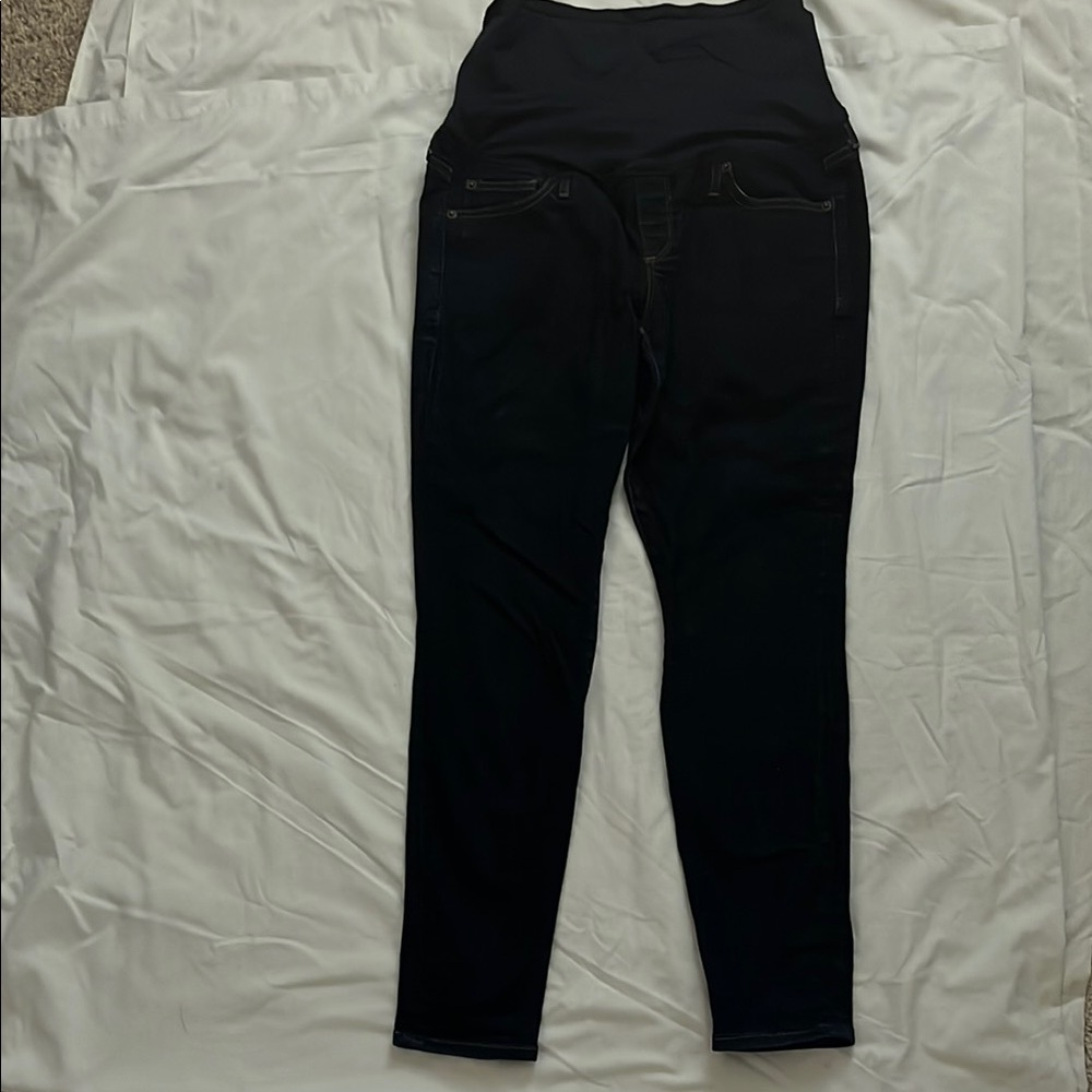 GAP Women's Maternity Dark Blue Skinny Jeans